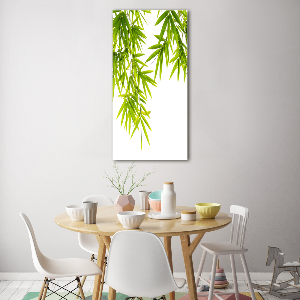 Acrylic wall art Bamboo leaves