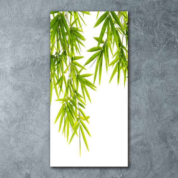 Acrylic wall art Bamboo leaves