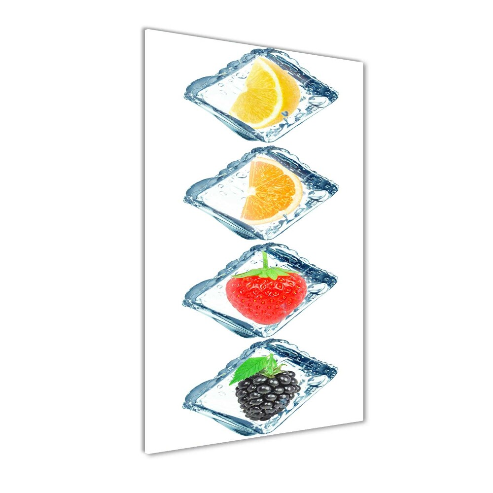 Acrylic wall art Fruit and ice