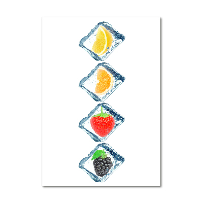 Acrylic wall art Fruit and ice