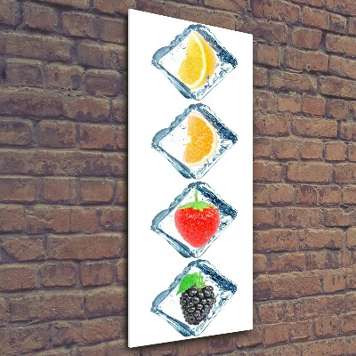 Acrylic wall art Fruit and ice