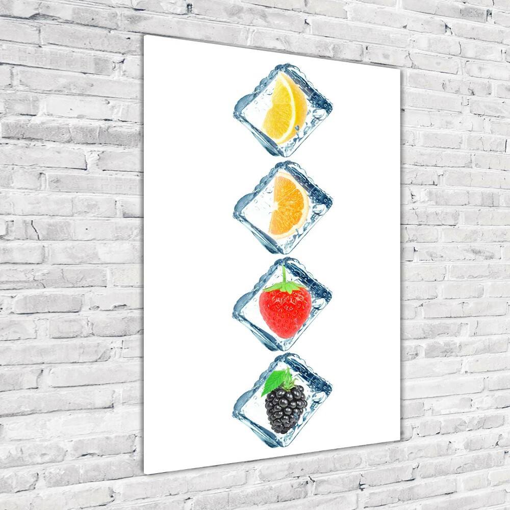 Acrylic wall art Fruit and ice