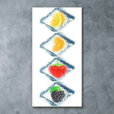 Acrylic wall art Fruit and ice