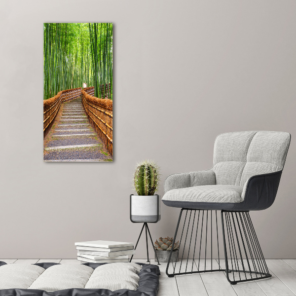 Print on acrylic glass Bamboo forest