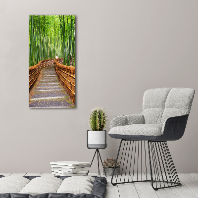 Print on acrylic glass Bamboo forest