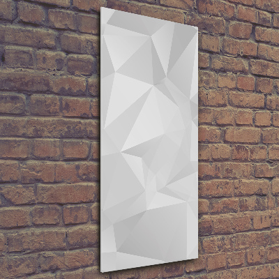 Acrylic wall art Abstraction of the triangle