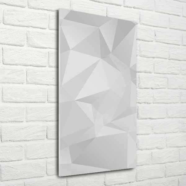 Acrylic wall art Abstraction of the triangle