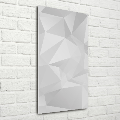 Acrylic wall art Abstraction of the triangle