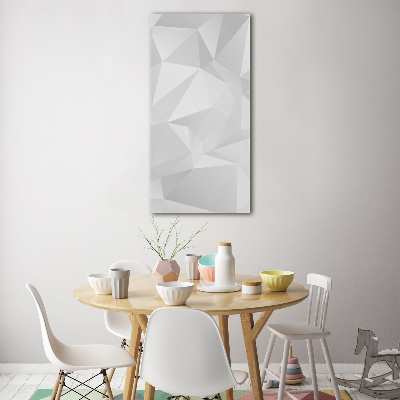 Acrylic wall art Abstraction of the triangle