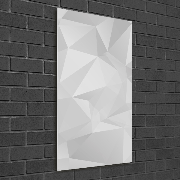 Acrylic wall art Abstraction of the triangle