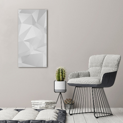 Acrylic wall art Abstraction of the triangle