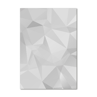 Acrylic wall art Abstraction of the triangle