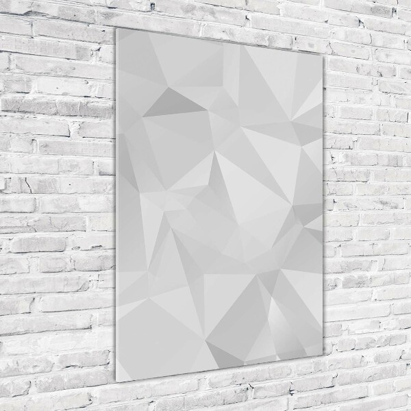 Acrylic wall art Abstraction of the triangle