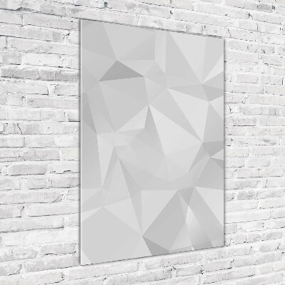 Acrylic wall art Abstraction of the triangle