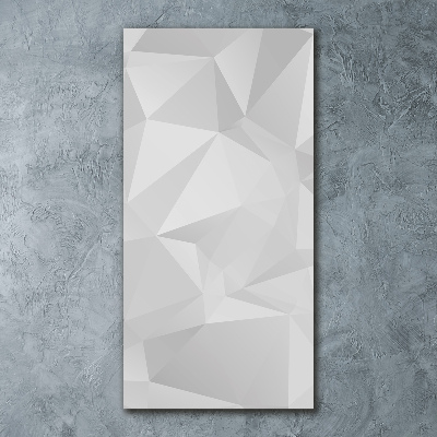 Acrylic wall art Abstraction of the triangle