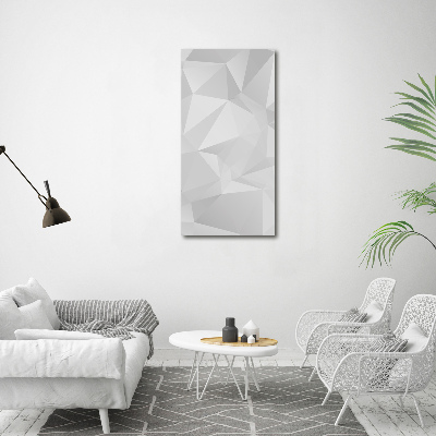 Acrylic wall art Abstraction of the triangle