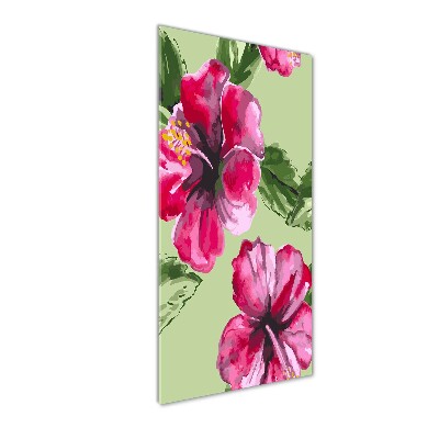 Acrylic print Hawaiian flowers