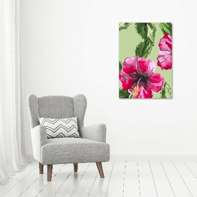 Acrylic print Hawaiian flowers