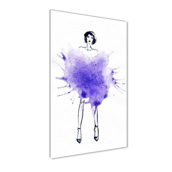 Acrylic wall art Fashion illustration