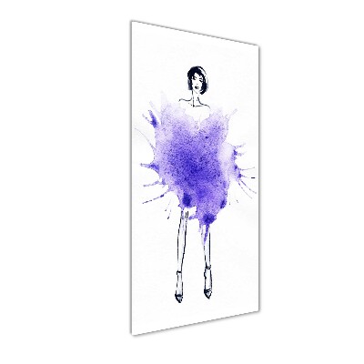 Acrylic wall art Fashion illustration