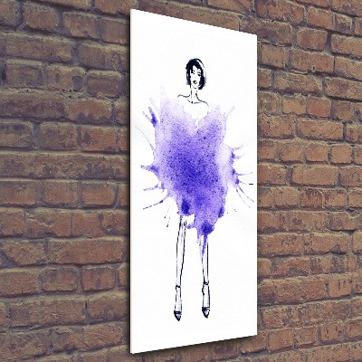 Acrylic wall art Fashion illustration