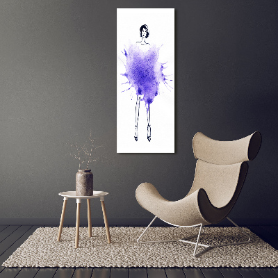 Acrylic wall art Fashion illustration