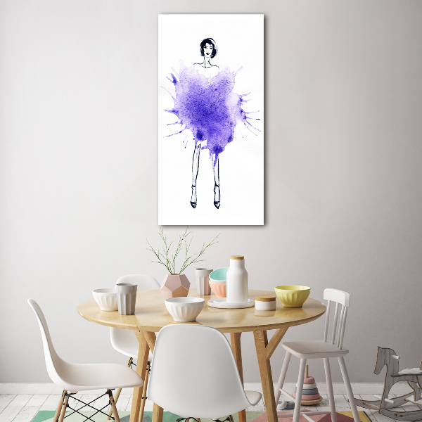 Acrylic wall art Fashion illustration