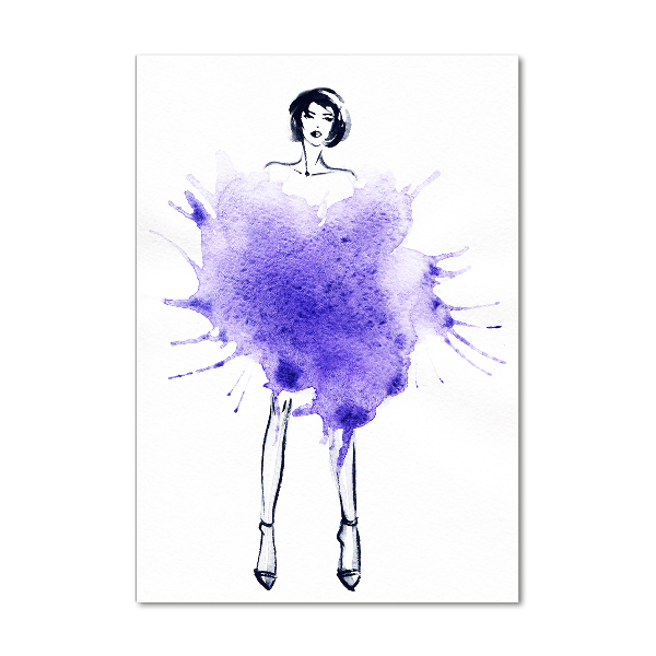 Acrylic wall art Fashion illustration