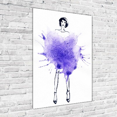 Acrylic wall art Fashion illustration