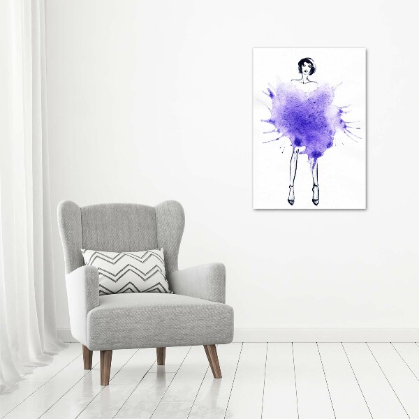 Acrylic wall art Fashion illustration