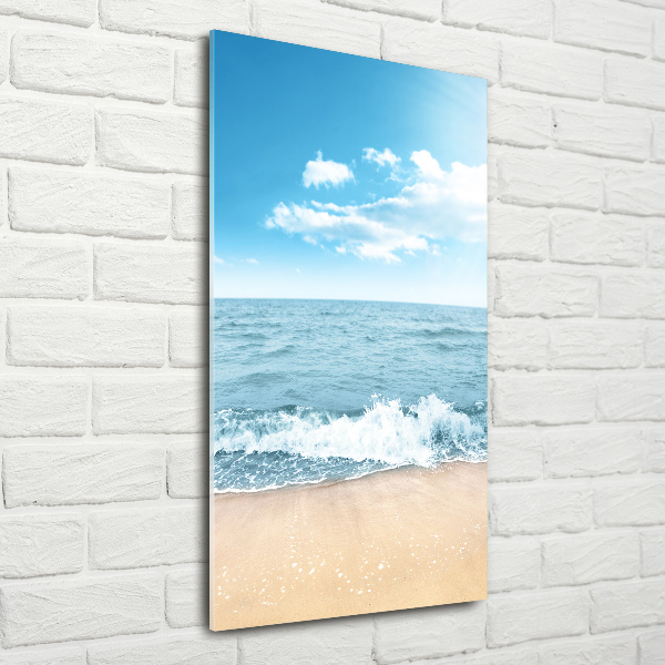 Acrylic print Beach and sea