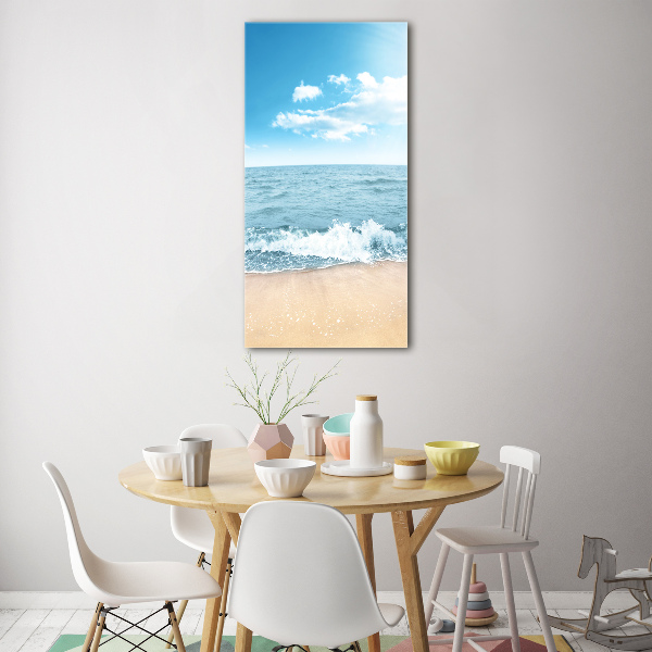 Acrylic print Beach and sea