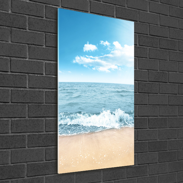 Acrylic print Beach and sea