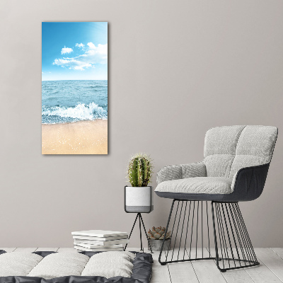 Acrylic print Beach and sea