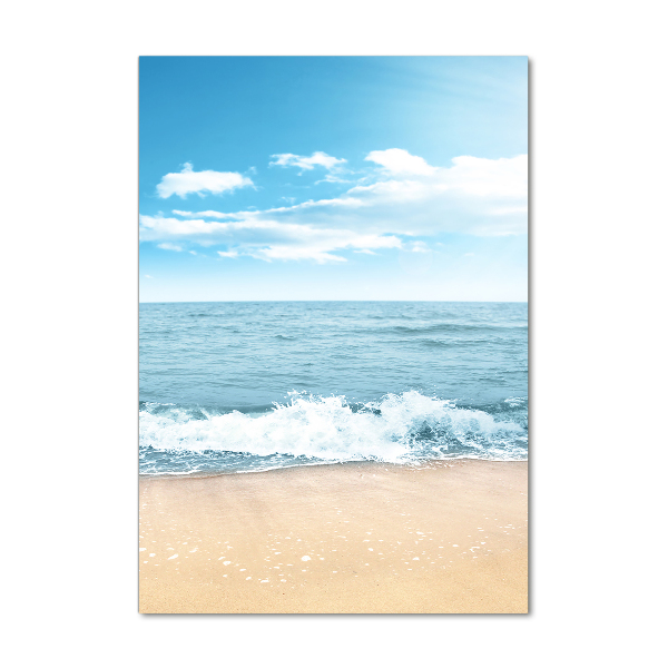 Acrylic print Beach and sea