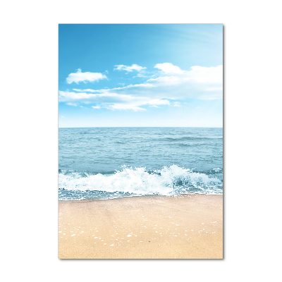 Acrylic print Beach and sea