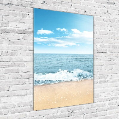 Acrylic print Beach and sea