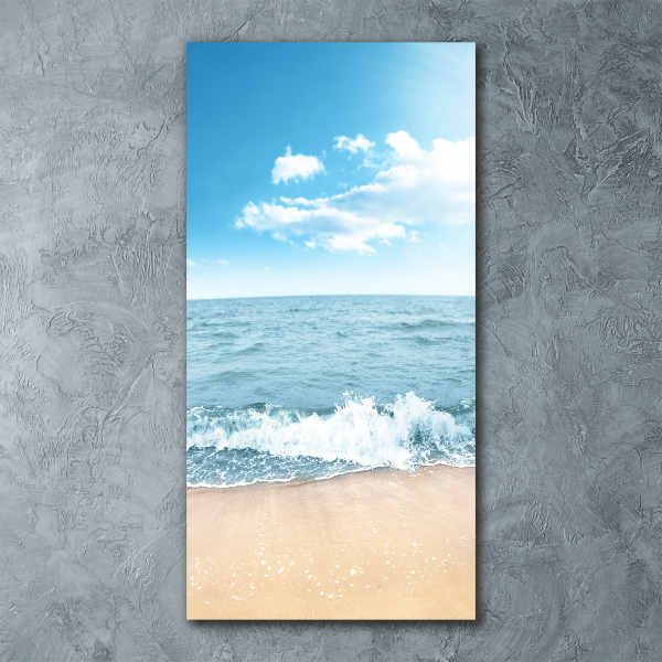 Acrylic print Beach and sea