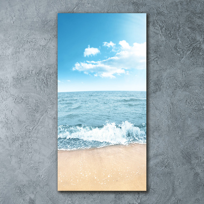 Acrylic print Beach and sea