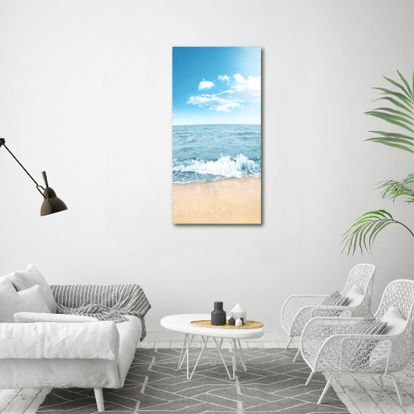 Acrylic print Beach and sea