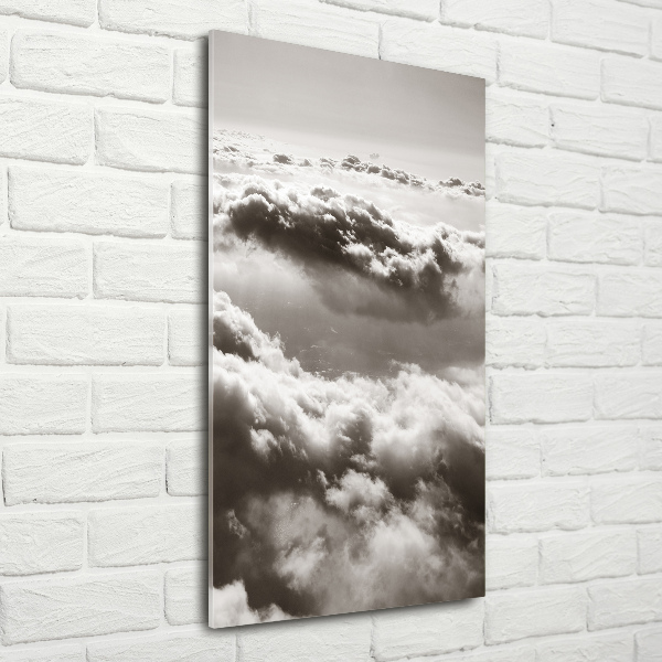 Print on acrylic Flight over the clouds