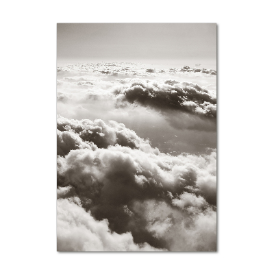 Print on acrylic Flight over the clouds