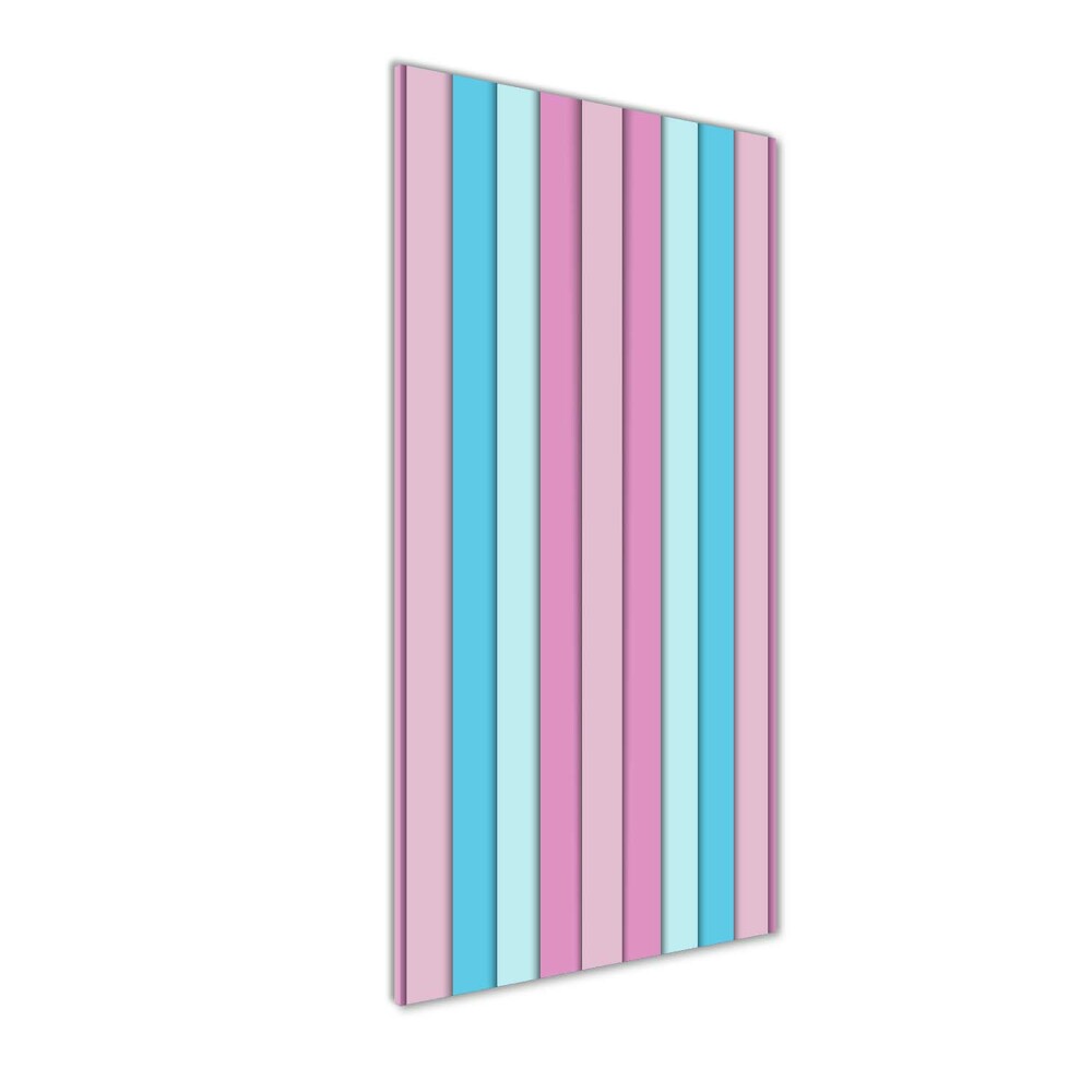 Wall art acrylic Colorful stripes