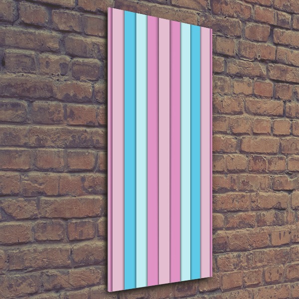 Wall art acrylic Colorful stripes