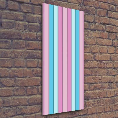 Wall art acrylic Colorful stripes