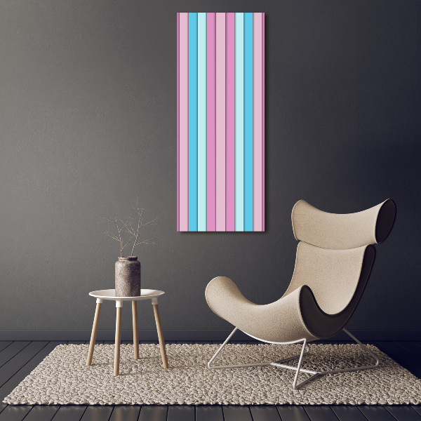 Wall art acrylic Colorful stripes