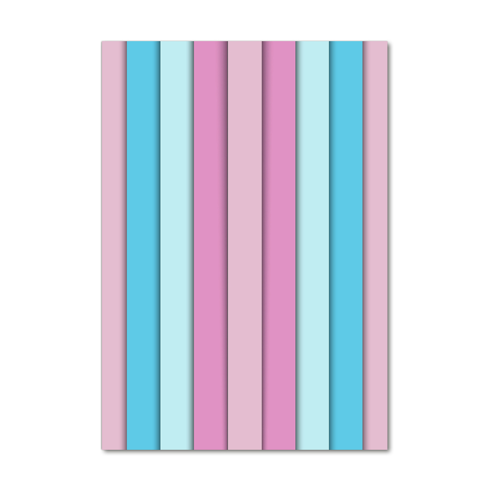 Wall art acrylic Colorful stripes