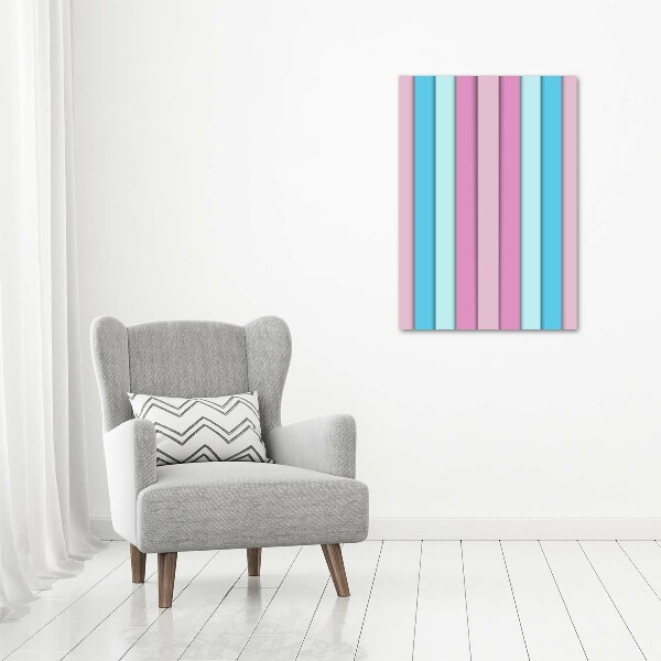 Wall art acrylic Colorful stripes