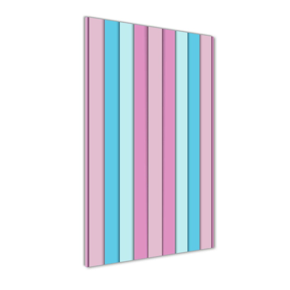 Wall art acrylic Colorful stripes