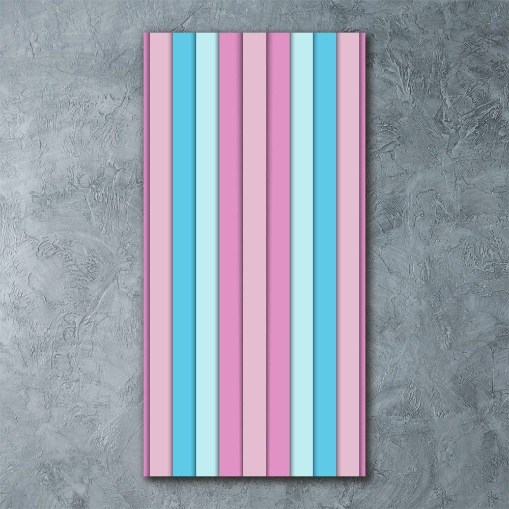 Wall art acrylic Colorful stripes